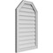 Ekena Millwork Octagonal Top Surface Mount PVC Gable Vent w/ 2"W x 1-1/2"P Brickmould Frame, 22"W x 34"H GVPOT22X3402SN - alternate 4